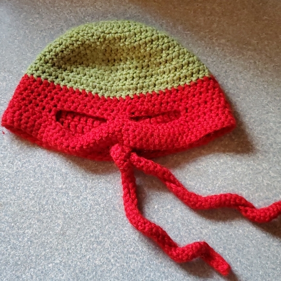 Ninja Turtle crochet beanie mask - Picture 1 of 2